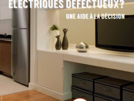 Réparer ou remplacer les appareils électriques défectueux ?