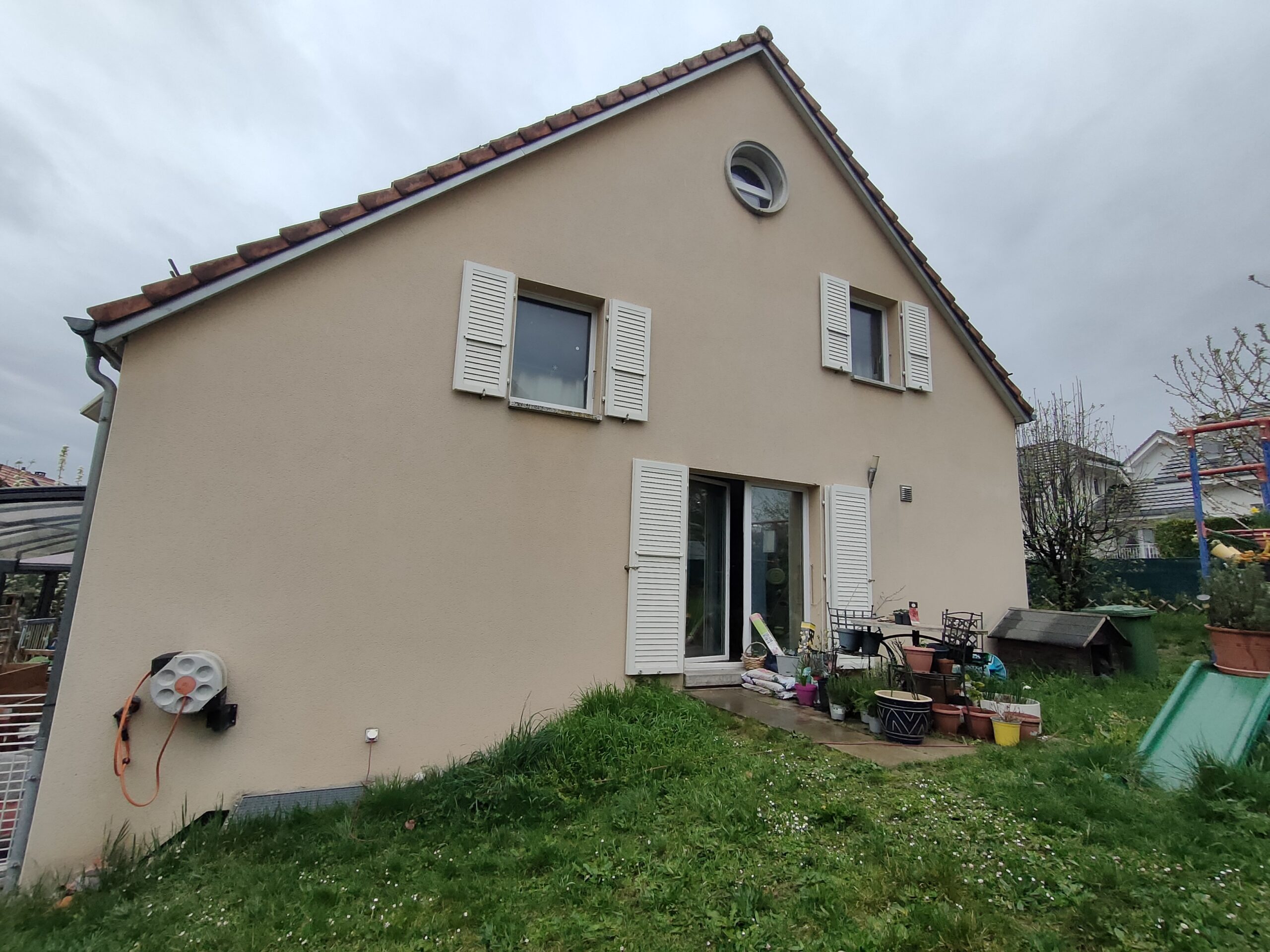 Façade de la maison étudiée à Gland