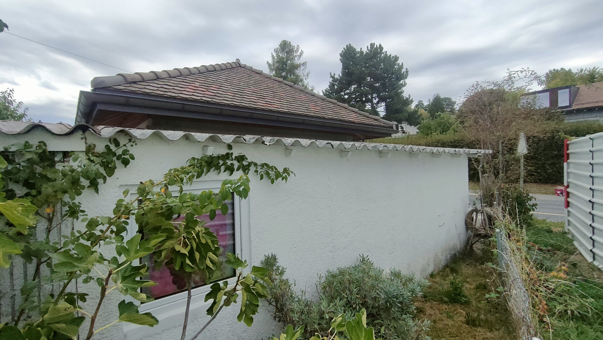 Façade latérale de la maison étudiée à Épalinges