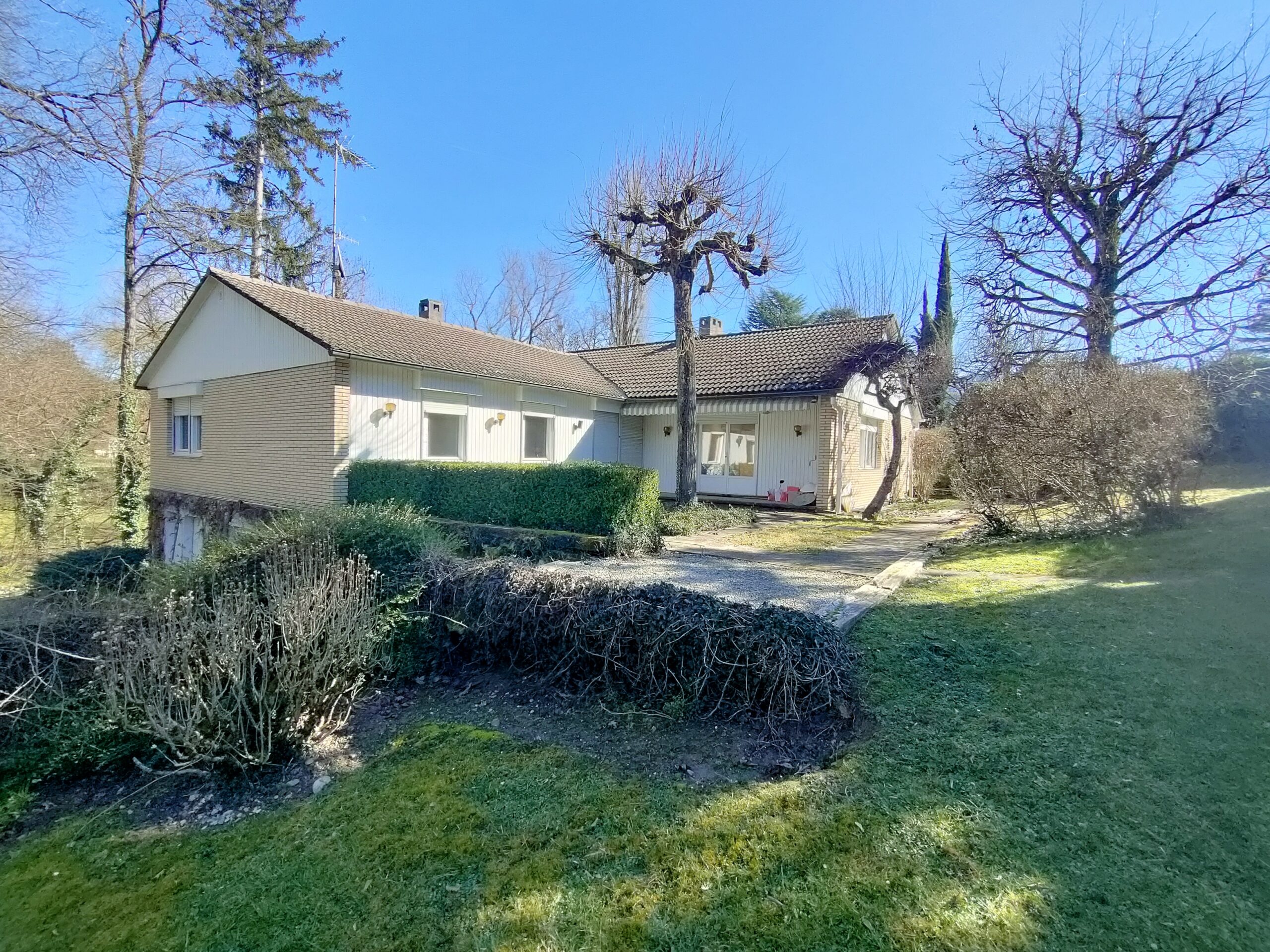 Maison étudiée à Onex avant la préparation du projet de rénovation énergétique